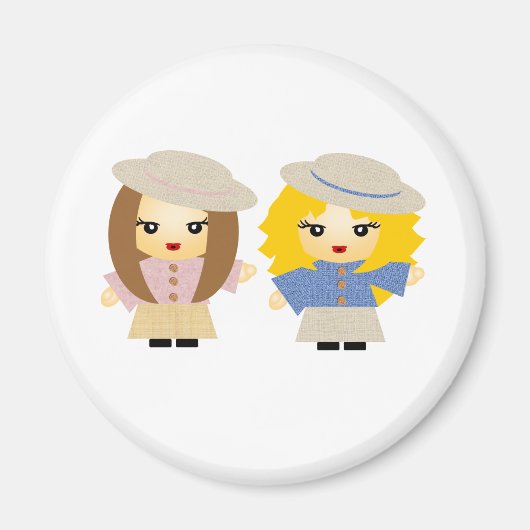 Die besten Freunde für immer Magnet (Vorne)