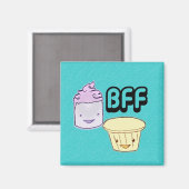 Die besten Freunde für immer Magnet (Vorderseite/Rückseite)