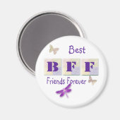 Die besten Freunde für immer Magnet (Vorderseite/Rückseite)