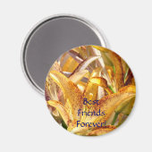 Die besten Freunde für immer! Magnet Orange Lily B (Vorderseite/Rückseite)
