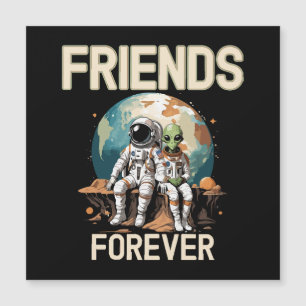 Die besten Freunde für immer Magnetkarte