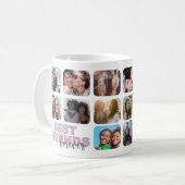 Die besten Freunde für immer Moderne 14 Fotosammlu Kaffeetasse (Vorderseite Links)