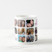 Die besten Freunde für immer Moderne 14 Fotosammlu Kaffeetasse (Mittel)