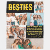 Die besten Freunde für immer | Moderne BESTE FREUN Fleecedecke (Vorderseite)