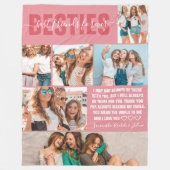 Die besten Freunde für immer | Moderne BESTE FREUN Fleecedecke (Vorderseite)