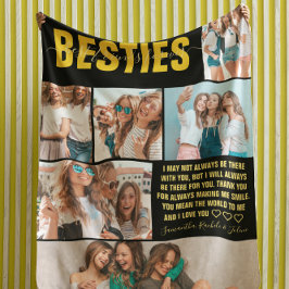 Die besten Freunde für immer | Moderne BESTE FREUN Fleecedecke