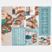 Die besten Freunde für immer | Moderne BESTE FREUN Fleecedecke (Vorderseite (Horizontal))