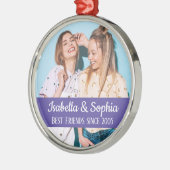 Die besten Freunde für immer moderne BESTE FREUNDI Ornament Aus Metall (Links)