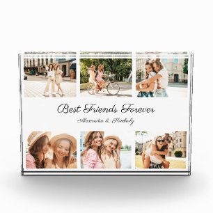 Die besten Freunde für immer moderne personalisie Fotoblock