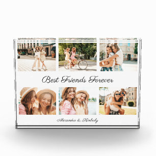 Die besten Freunde für immer moderne personalisie Fotoblock