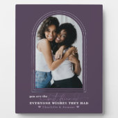 Die besten Freunde für immer | Modernes, einfaches Fotoplatte (Vorderseite)