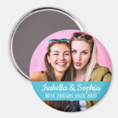 Die besten Freunde für immer modernes Foto der BES Magnet (Vorderseite/Rückseite)