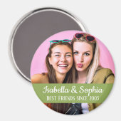 Die besten Freunde für immer modernes Foto der BES Magnet (Vorderseite/Rückseite)