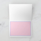 Die besten Freunde für immer Niedlich Narwhal Karte (Innenseite)