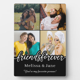 Die besten Freunde für immer niedlichen 4 Fotos Co Fotoplatte