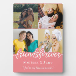 Die besten Freunde für immer niedlichen 4 Fotos Co Fotoplatte