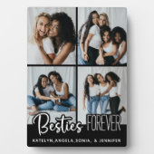 Die besten Freunde für immer Personalisiert 4 Foto Fotoplatte (Vorderseite)