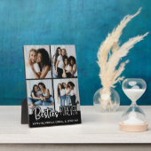 Die besten Freunde für immer Personalisiert 4 Foto Fotoplatte (Seite)