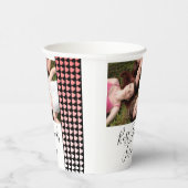 Die besten Freunde für immer Pink Heart Friendship Pappbecher (Rechts)