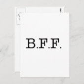 Die besten Freunde für immer Postkarte (Vorne/Hinten)