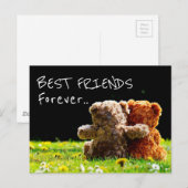 Die besten Freunde für immer Postkarte (Vorne/Hinten)