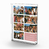 Die besten Freunde für immer rosa Collage Fotoblock (Rechts)