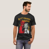 Die besten Freunde für immer Satanic Selfie Mädche T-Shirt (Vorne ganz)