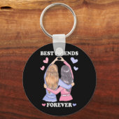 Die besten Freunde für immer Schlüsselanhänger (Vorderseite)
