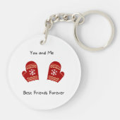 Die besten Freunde für immer Schlüsselanhänger (Rückseite)