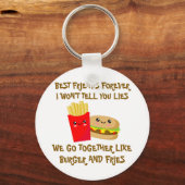 Die besten Freunde für immer Schlüsselanhänger (Vorderseite)