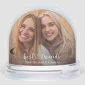 Die besten Freunde für immer Schneekugeln (Rückseite)