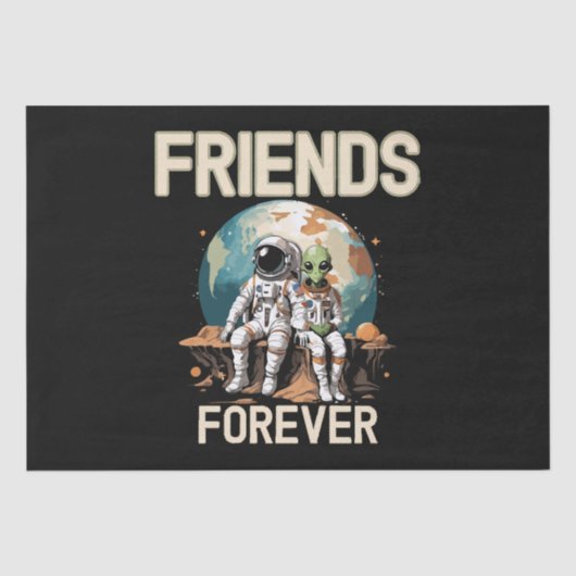 Die besten Freunde für immer Seidenpapier (Vorderseite)