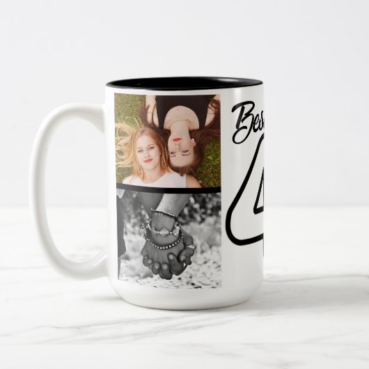 Die besten Freunde für immer - Tasse der FotoColla (Links)