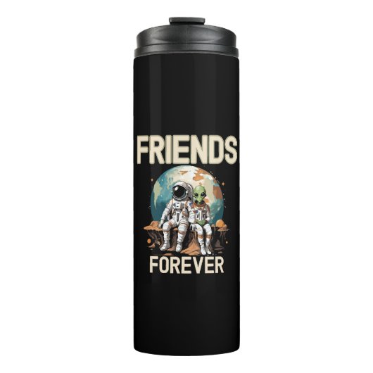 Die besten Freunde für immer Thermosbecher (Vorderseite)