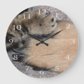 Die besten Freunde für immer von Shirley Taylor Große Wanduhr (Vorderseite)