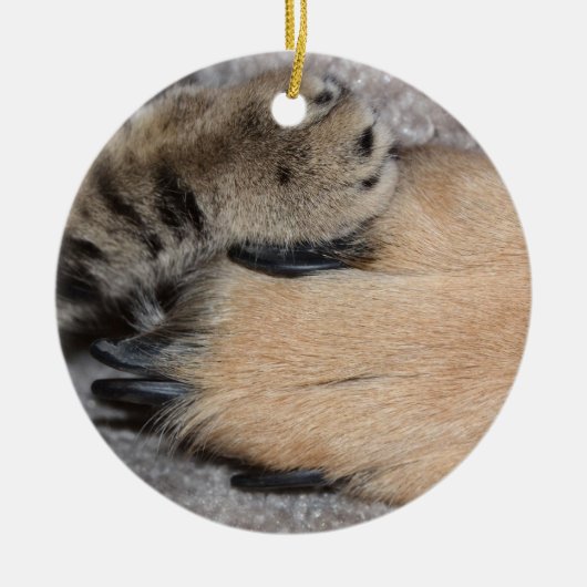 Die besten Freunde für immer von Shirley Taylor Keramikornament (Vorne)