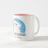 Die besten Freunde für immer Zweifarbige Tasse (VorderseiteRechts)