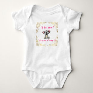 Die besten Freunde für süße Träume Baby Strampler