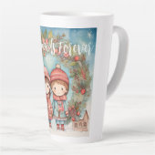 Die besten Freunde für Weihnachten Milchtasse (Rechte Ecke)