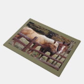 Die besten Freunde Fußmatte (Schrägansicht)