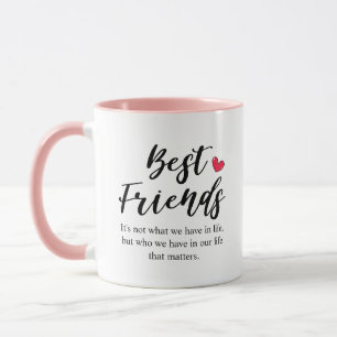 Die besten Freunde Geburtsmonat-Blume Tasse