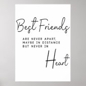 Die besten Freunde Geschenk für sie Poster (Vorne)