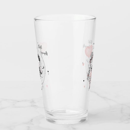 Die besten Freunde Glas (Links)