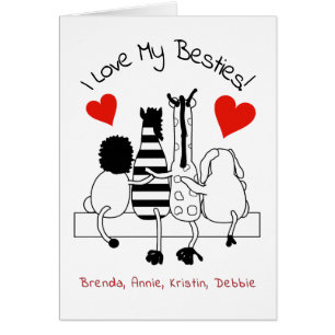 Die besten Freunde Grüße