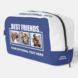 Die besten Freunde Ihrer 3 Fotos, Name, Text und F Waschbeutel