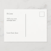 Die besten Freunde in einer Million Melon Niedlich Postkarte (Rückseite)