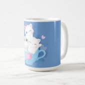 Die besten Freunde Kaffee-Tasse Kaffeetasse (VorderseiteRechts)