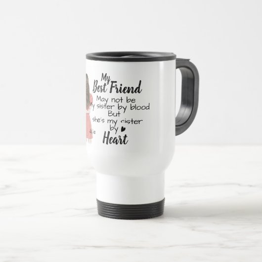 Die besten Freunde Kaffee-Tasse Reisebecher (VorderseiteRechts)