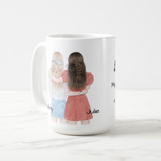 Die besten Freunde Kaffeetasse (Vorderseite Links)