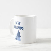 Die besten Freunde Kaffeetasse (Vorderseite Links)